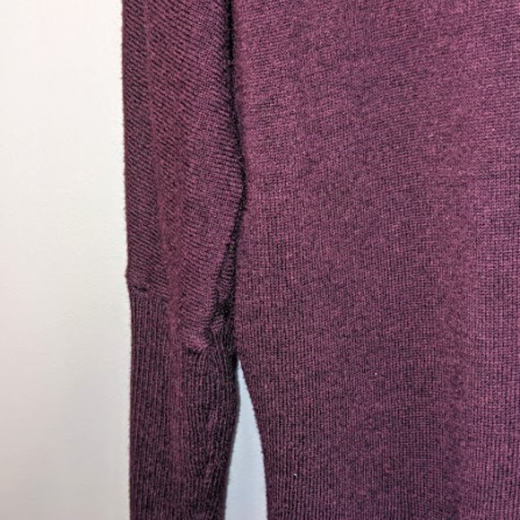 Urban Heritage Soft Burgundy V Neck Sweater - Picture 8 of 8
